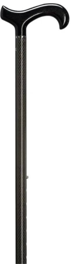 Gastrock Gehstock Carbon Derby schwarz