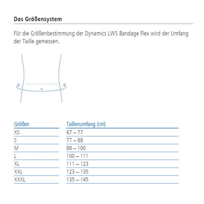 Rückenbandage ofa Dynamics LWS Bandage Flex