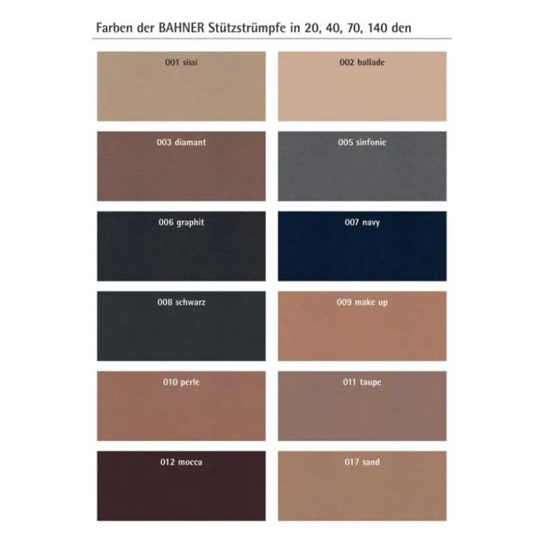 Stützstrümpfe Bahner Classic Line Stützhose 70 extraweit